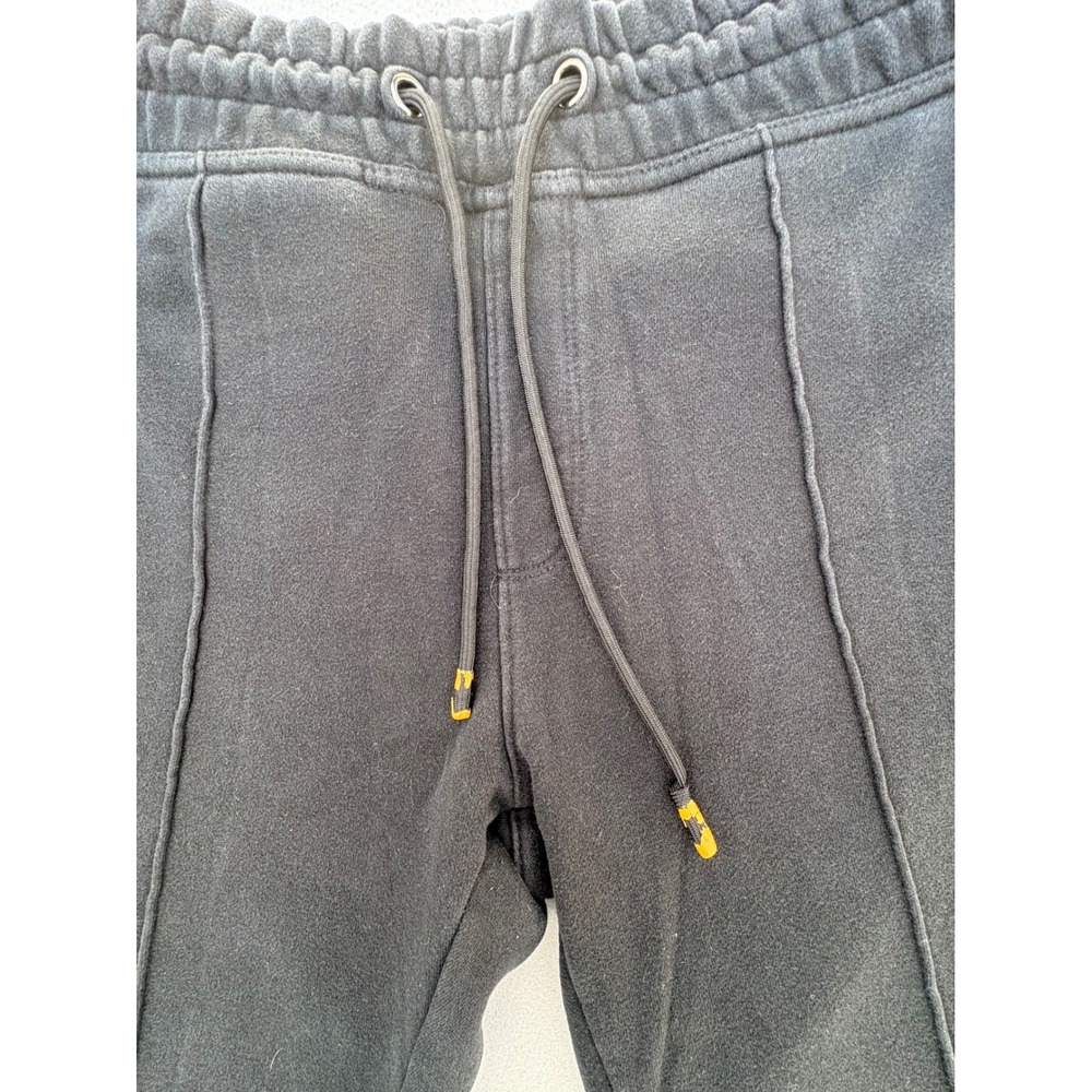Goodfellow & Co Mens Small Black Pintuck Jogger Sweatpants Drawstring Fleece S - Picture 4 of 10
